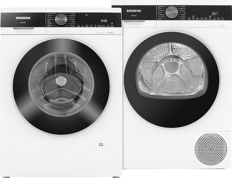 Foto van Siemens wg44g2a7nl intelligentdosing + siemens wq45g270nl