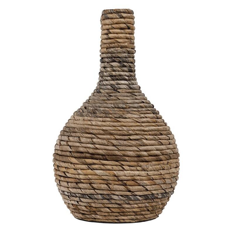 Foto van Must living vase onion small - 36xø20 cm, banana bark with ceramic