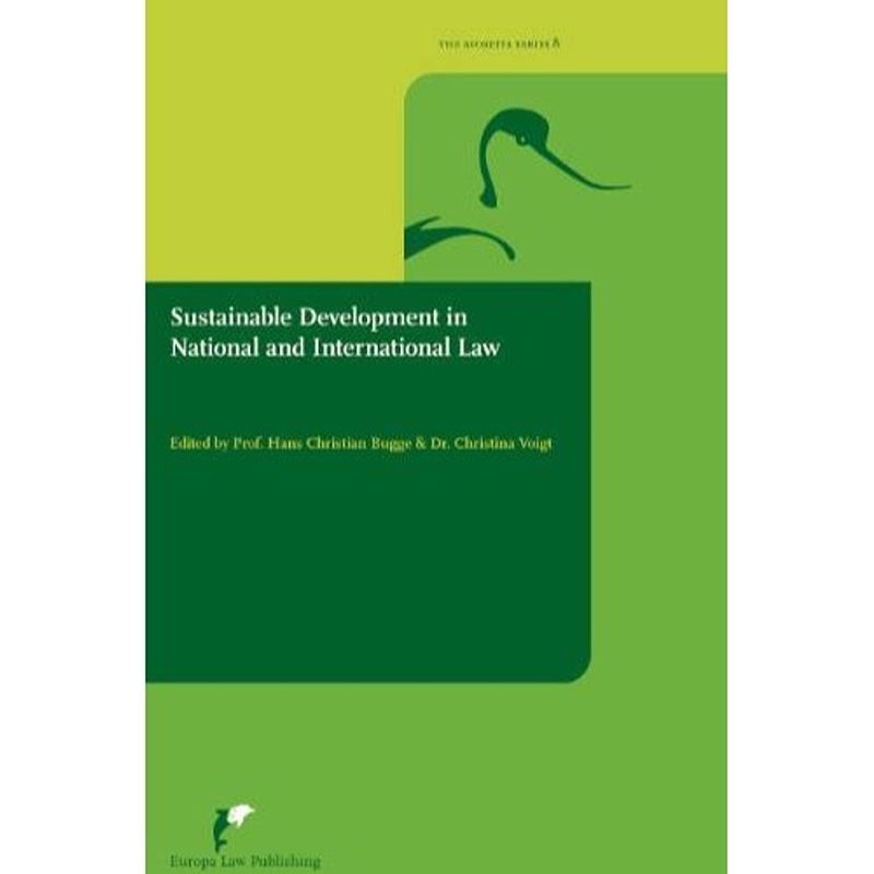 Foto van Sustainable development in national and