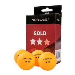 Foto van Pegasi 2 ster pingpong ballen 6st. oranje