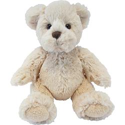 Foto van Pluche knuffel dieren teddy beer beige 19 cm - knuffelberen