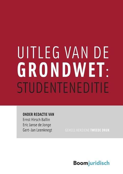 Foto van Uitleg van de grondwet: studenteneditie - paperback (9789462126688)