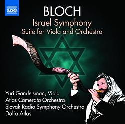 Foto van Bloch: israel symphony, suite for viola and orchestra - cd (0747313328376)