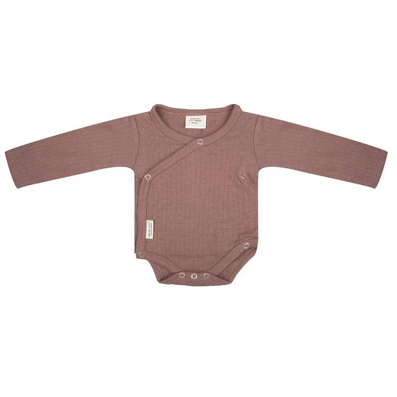 Foto van Little indians onesie burlwoord junior katoen roze maat 80