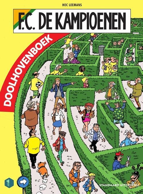 Foto van F.c. de kampioenen doolhovenboek - hec leemans - paperback (9789002277450)