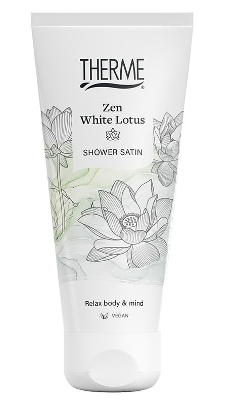 Foto van Therme zen white lotus shower satin