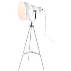 Foto van Consortio tafellamp spot 26 x 65 cm e27 staal 40w wit