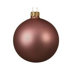 Foto van Kerstballen glas mat dia 10 cm veloursroze