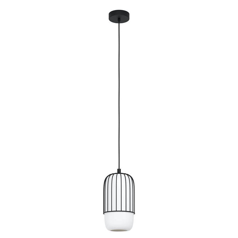 Foto van Eglo muleges hanglamp - e27 - 16.0 cm - zwart