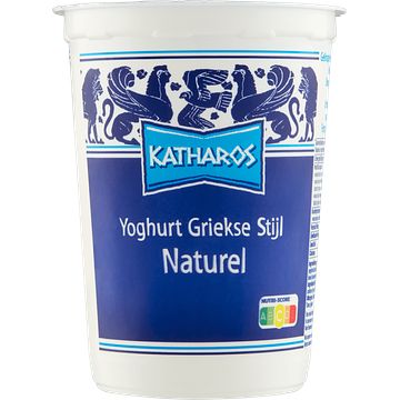 Foto van Katharos yoghurt grieks naturel 500g bij jumbo