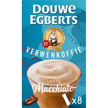 Foto van Douwe egberts latte macchiato oploskoffie 8 stuks bij jumbo