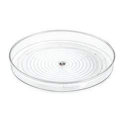 Foto van Idesign - lazy susan draaiplateau, 22.9 cm, kunststof, transparant - idesign linus