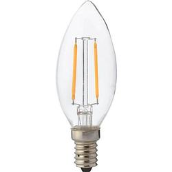 Foto van Led lamp - kaarslamp - filament - e14 fitting - 4w - natuurlijk wit 4200k