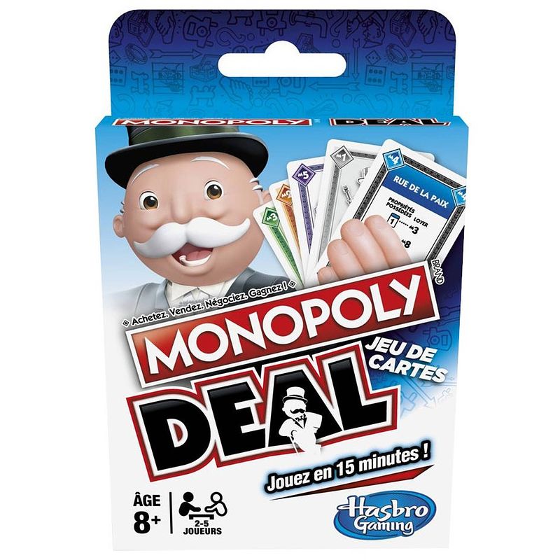 Foto van Hasbro monopoly deal kaartspel (nl) 18 cm