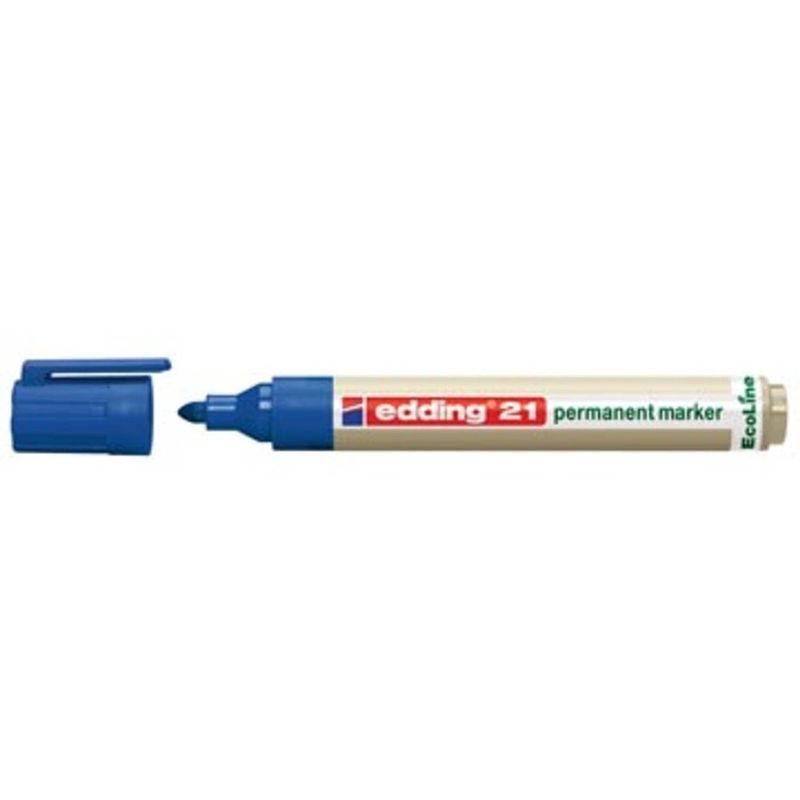 Foto van Edding permanent marker ecoline e-21 blauw