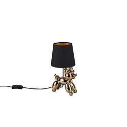 Foto van Design tafellamp bello - kunststof - goud