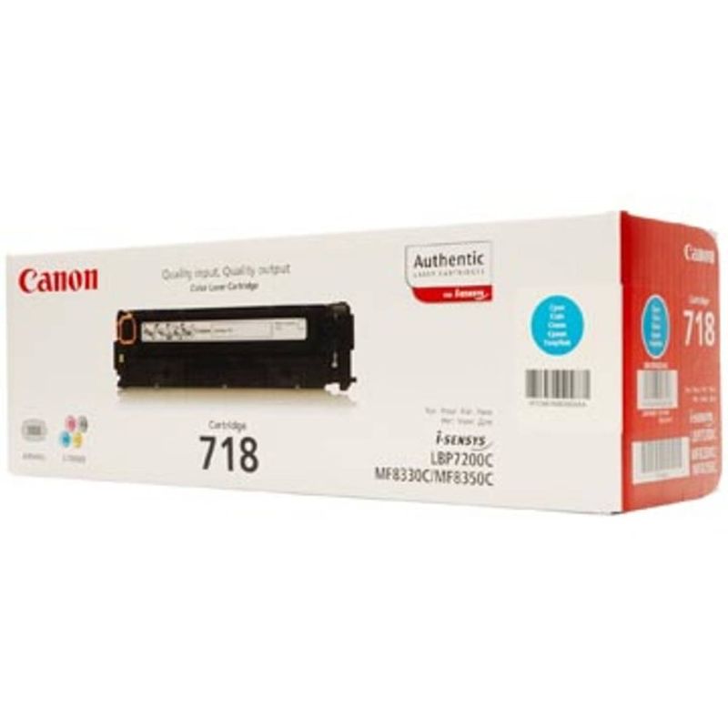 Foto van Canon 718 toner cyaan