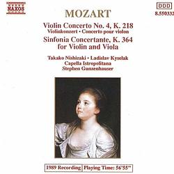 Foto van Mozart: violin concerto 4/sinfonia concert - cd (4891030503328)