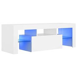 Foto van Infiori tv-meubel met led-verlichting 120x35x40 cm wit