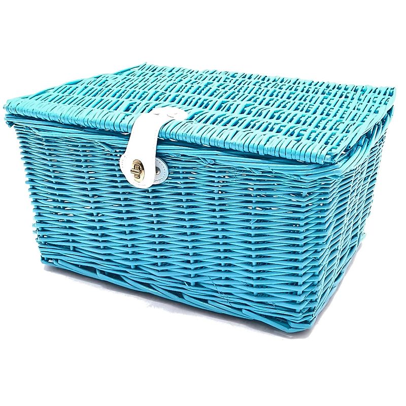 Foto van Cycle tech fietsmand medium fb0301b 48 x 36 x 26 cm blauw