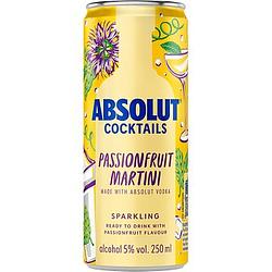 Foto van Absolut cocktails passionfruit martini 250ml bij jumbo