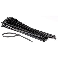 Foto van Set met nylon kabelbinders - 8.8 x 500 mm - zwart (100 st.)