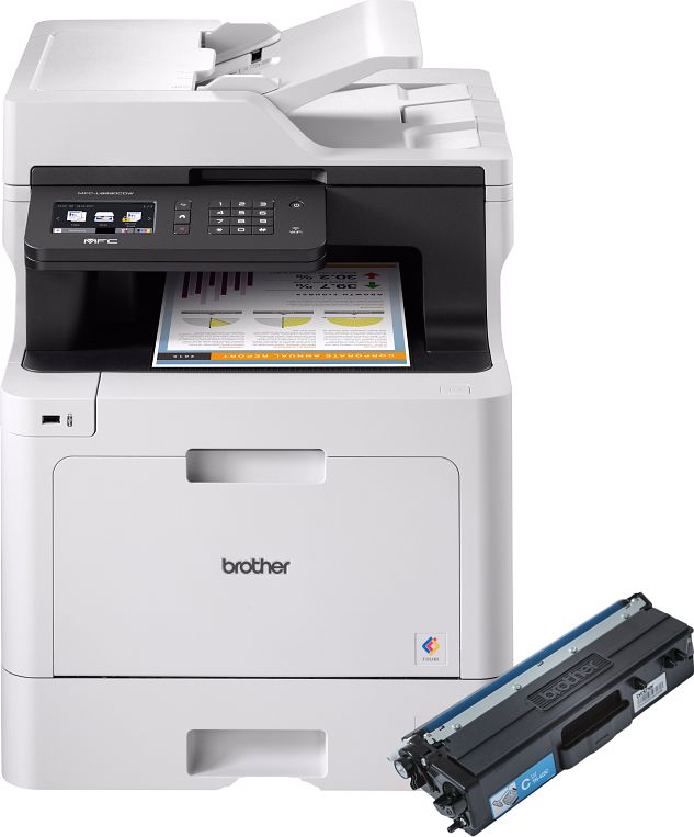 Foto van Brother mfc-l8690cdw + 1 extra zwarte toner