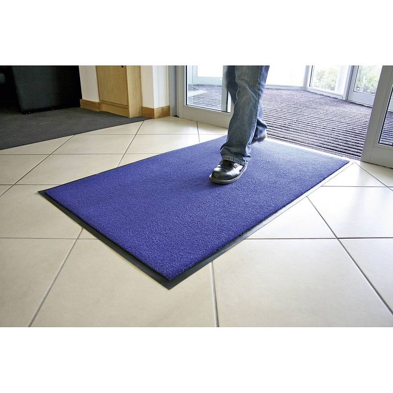 Foto van Coba europe pp020002 afloopmat entra-plush blauw (l x b) 1.5 m x 0.9 m 1 stuk(s)