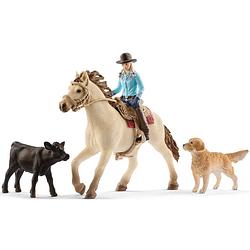 Foto van Western riding schleich - speelfiguur schleich farm world -42419