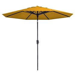 Foto van Madison parasol paros ii luxe 300 cm goudkleurig