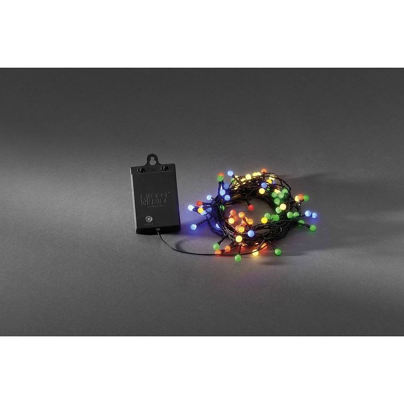 Foto van Konstsmide 3740-500 micro-lichtketting aantal lampen 40 led meerkleurig verlichte lengte: 3.12 m