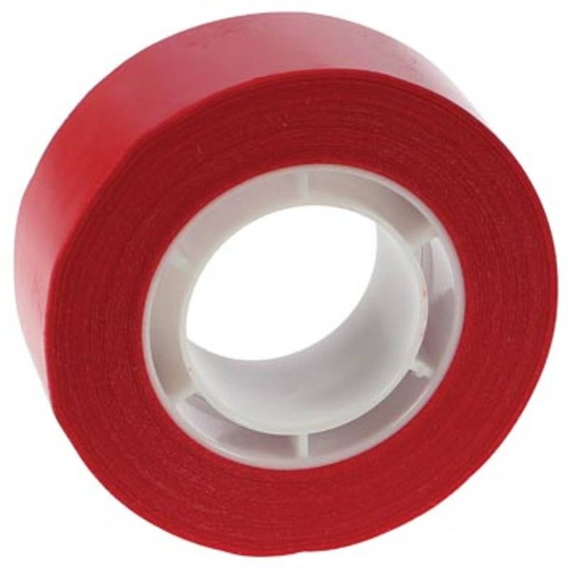 Foto van Apli plakband ft 19 mm x 33 m, rood