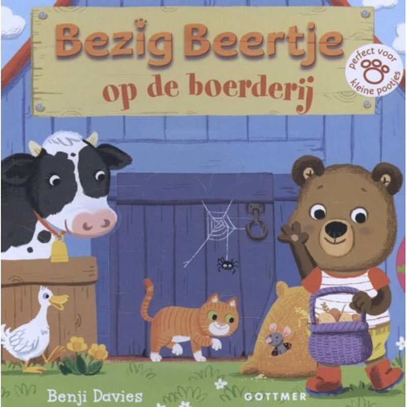 Foto van Bezig beertje op de boerderij - bezig beertje