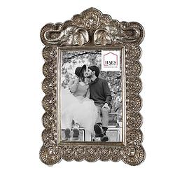 Foto van Haes deco - fotolijst 10x15 zilverkleurig, formaat 17x1x25 cm - loving chic