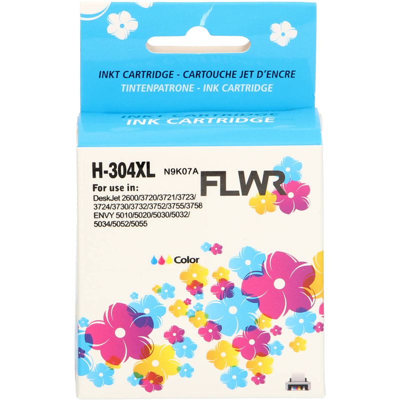 Foto van Flwr hp 304xl kleur cartridge