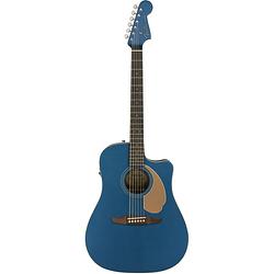 Foto van Fender redondo player belmont blue elektrisch-akoestische gitaar