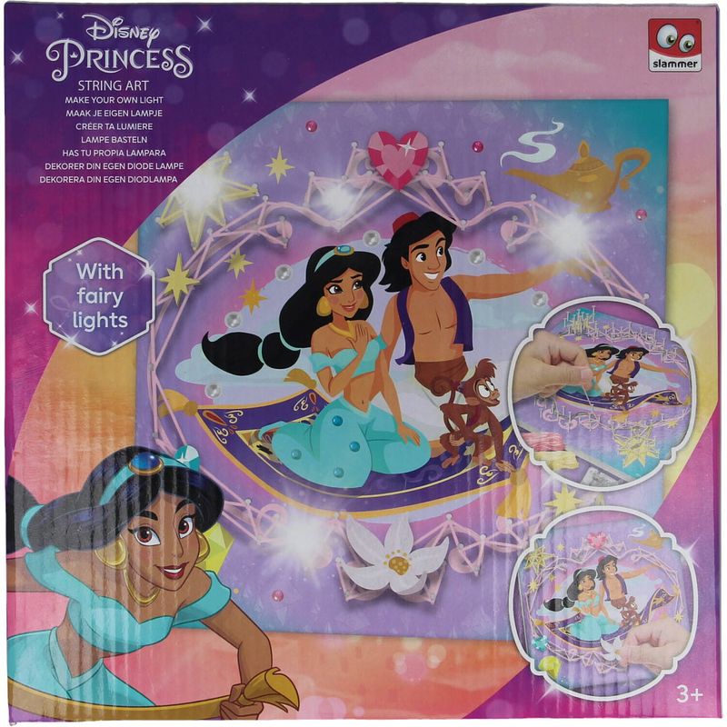 Foto van Disney princess string art make your onw light yasmine