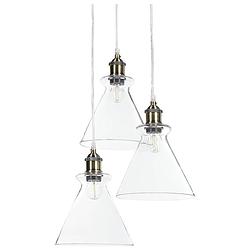 Foto van Beliani bergantes - hanglamp-transparant-glas