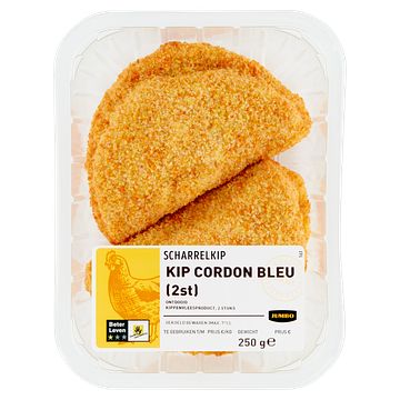 Foto van Jumbo scharrelkip cordon bleu 2 stuks