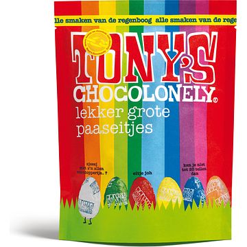 Foto van Tony'ss chocolonely paaseitjes pouch assorti 255g bij jumbo