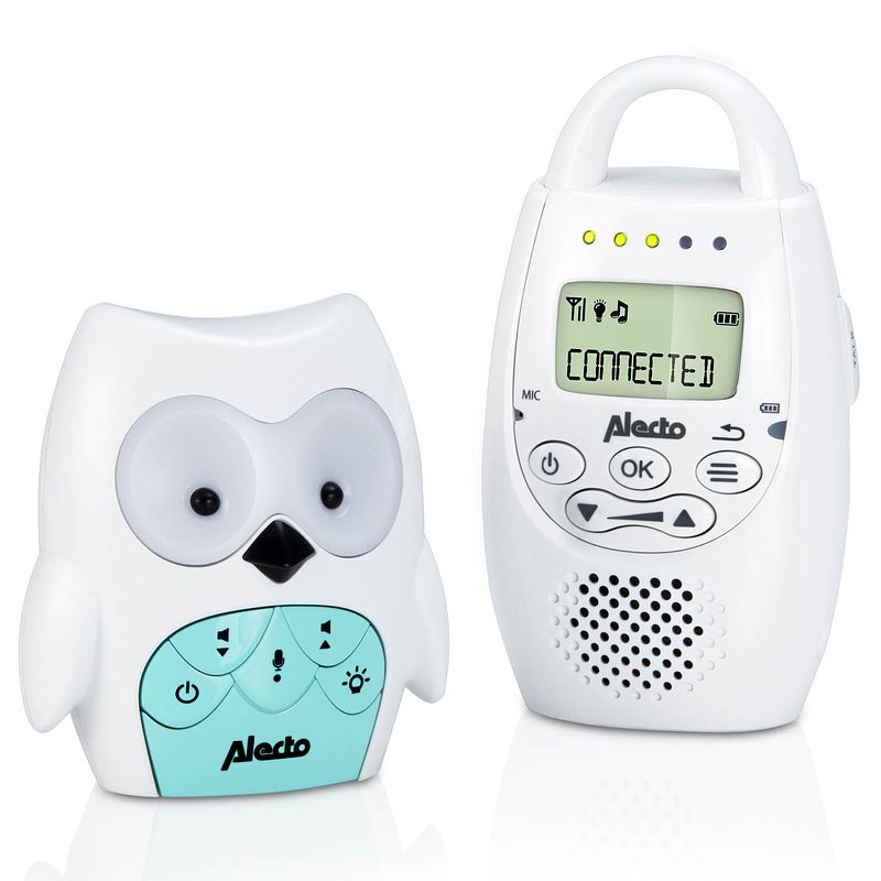 Foto van Eco dect babyfoon alecto dbx-84 groen-wit