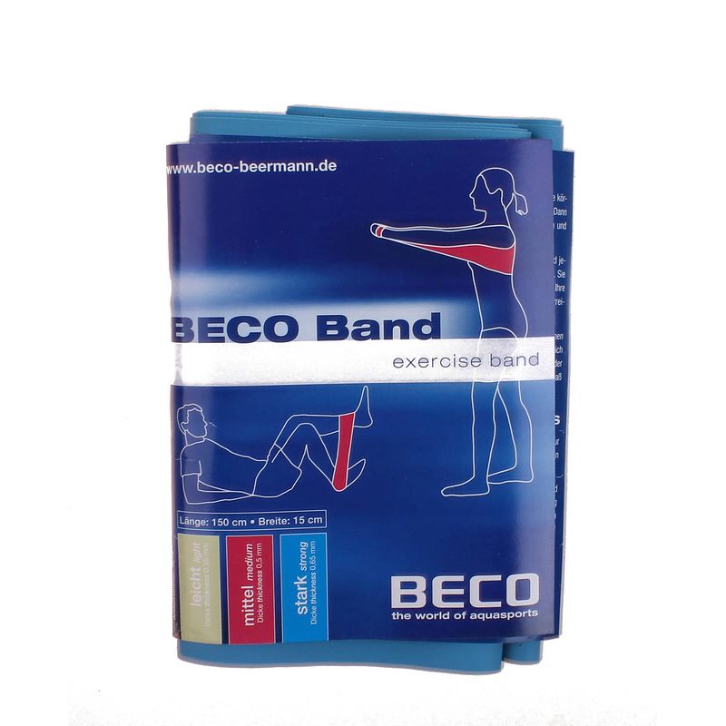 Foto van Beco weerstandsband blauw sterk 150 cm