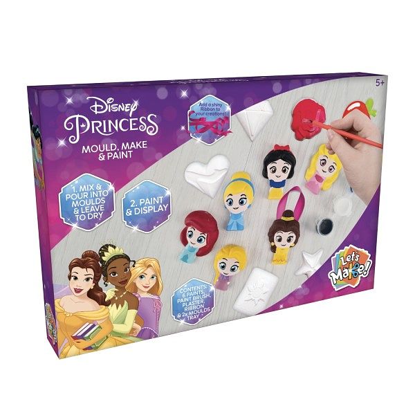 Foto van Disney princess gips gieten en verven