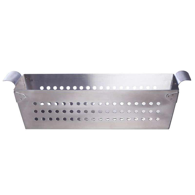 Foto van All'sgrill roestvrijstalen grillmand 32 x 10 x 8 cm