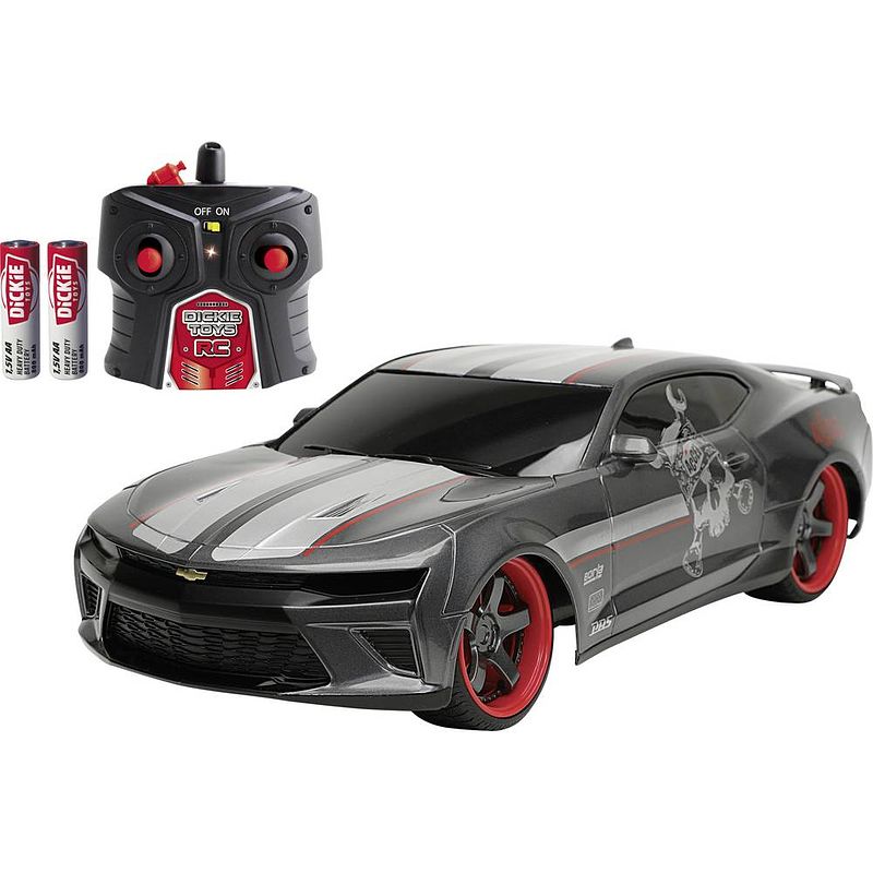 Foto van Jada toys 251106011 rc chevy camaro 2016 1:16 rc auto elektro straatmodel incl. batterijen