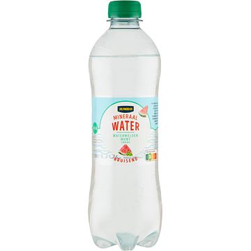 Foto van Jumbo bruisend mineraal water watermeloenmunt smaak 500ml