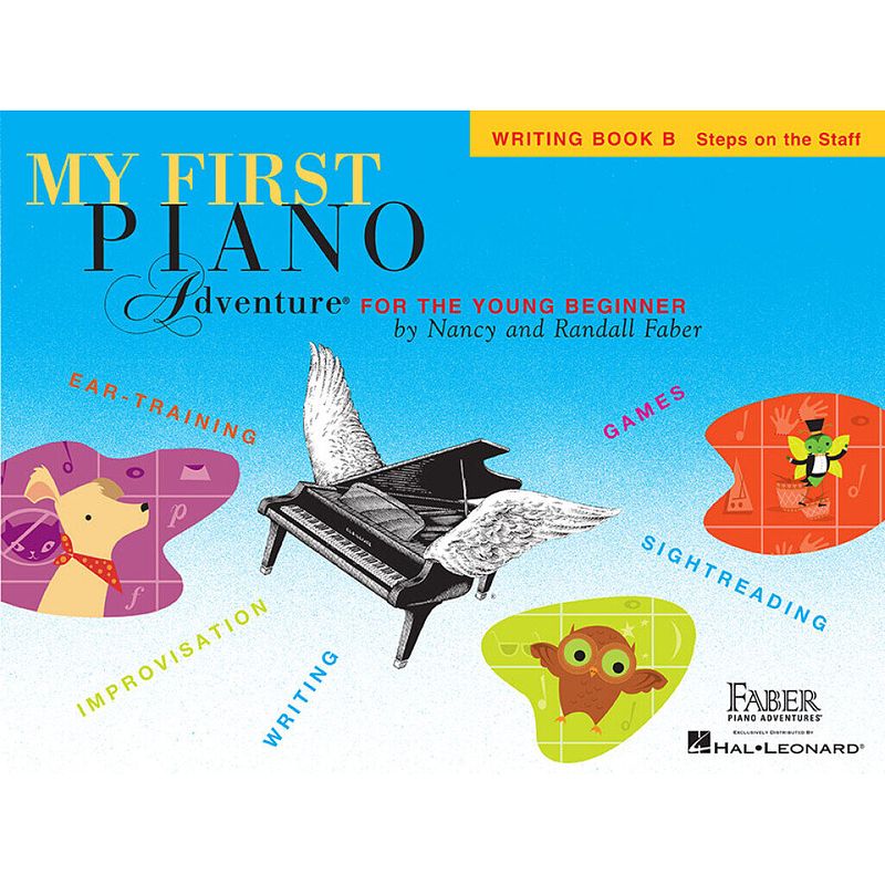 Foto van Hal leonard my first piano adventure writing book b pianoboek