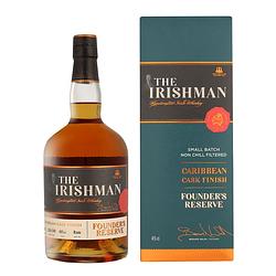 Foto van The irishman founders reserve caribbean cask 70cl whisky + giftbox