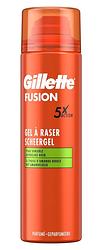 Foto van Gillette fusion scheergel amandelolie