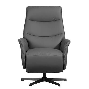 Foto van Relaxfauteuil boaz - polyester - antraciet - leen bakker